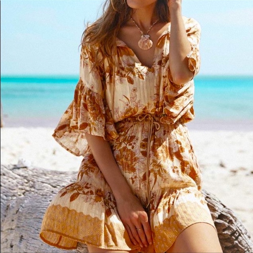COCO LEI FLUTTER SLEEVE PLAYDRESS by SPELL